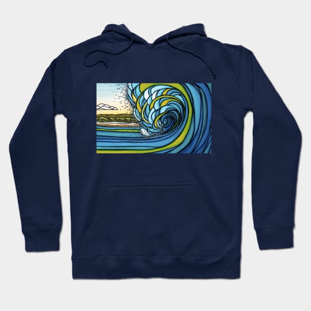 Ride the Wave Hoodie by scotthurren1111